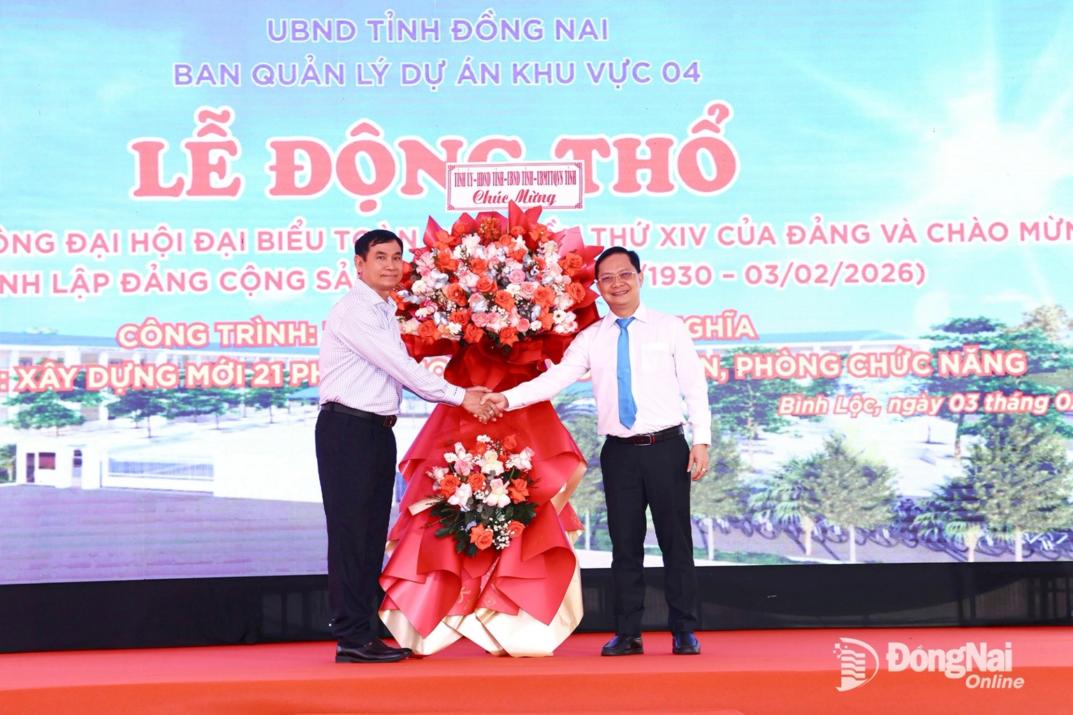 Động thổ Trường Tiểu học Tín Nghĩa với tổng mức đầu tư gần 71 tỷ đồng